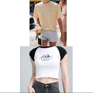 Brandy Melville LOT bundle 2 shirts— dave $100+